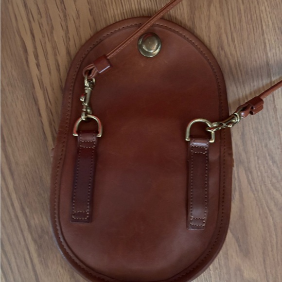 COACH VINTAGE SMALL BRITISH TAN MINI CROSSBODY CONVERT BELT BAG 9826 EUC - Picture 2 of 11